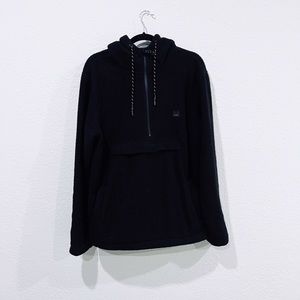Billabong Black Fleece Quarter Zip XL Hoodie